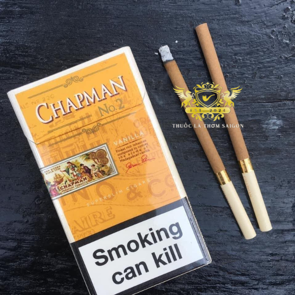 Thuốc Lá Chapman Vanilla No2 Super Slim