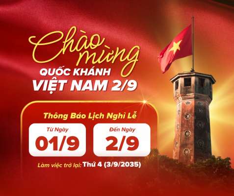 Nghỉ Lễ Quốc Khánh 2/9